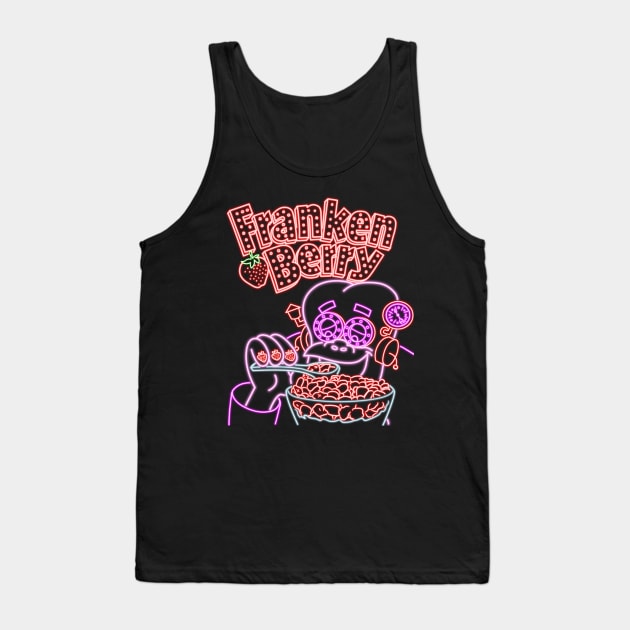 Franken Berry Neon Tank Top by AlanSchell76